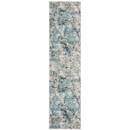 Safavieh 2 x 4 ft. Skyler 186M Power Loomed Accent Area Rug Blue & Ivory SKY186M-24